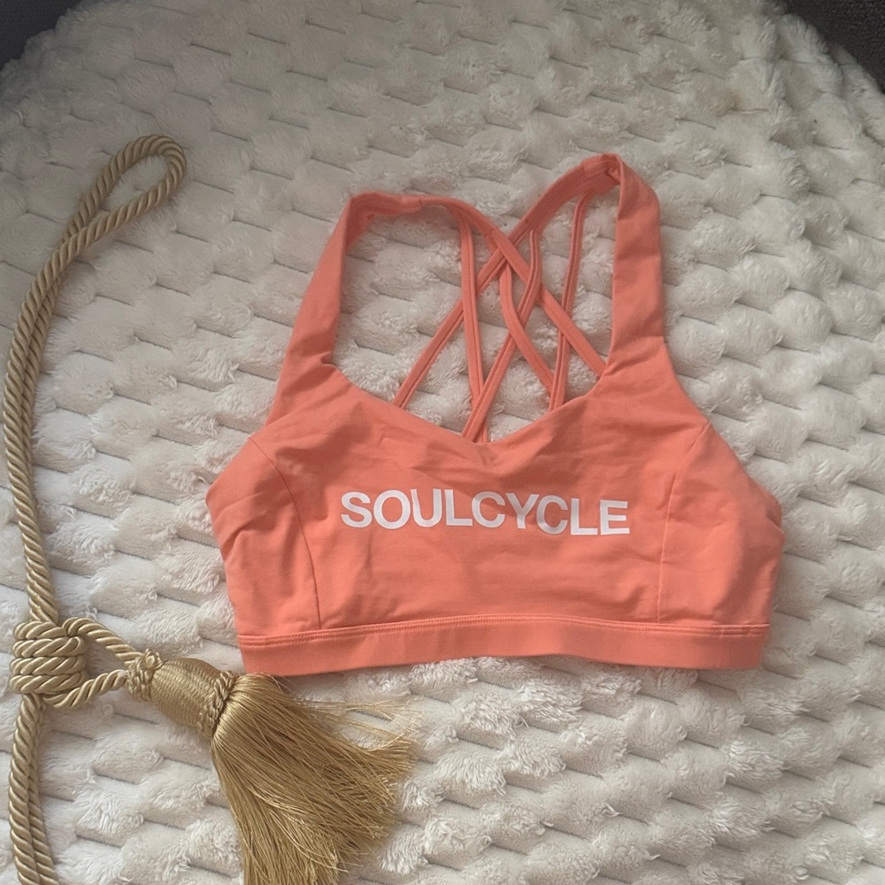 SoulCycle Women's Bright Coral Sports Bra